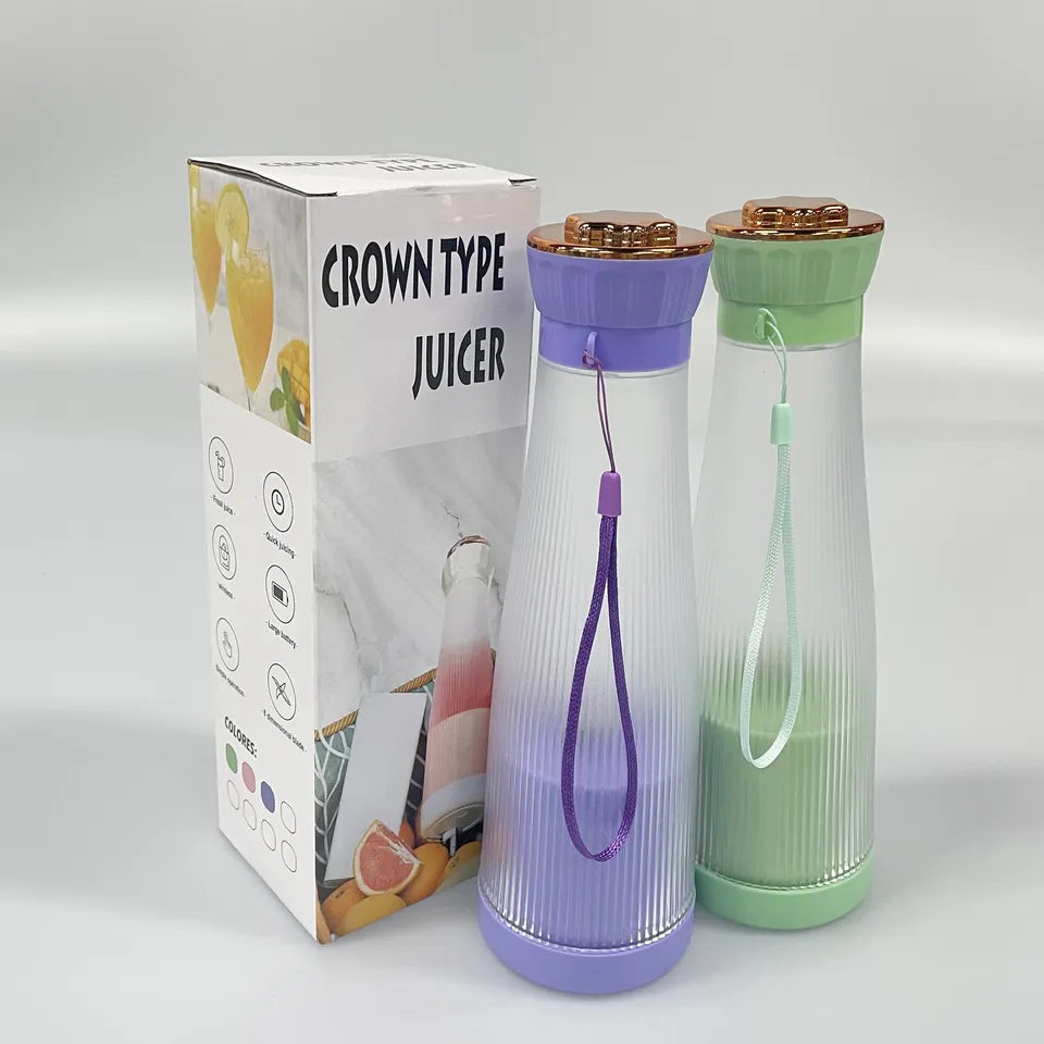 Crown Type Juicer, Mini Portable Blender Fruit Mixers, 400ml Electric Juicer, Anti Drip Blender, Mini Shake Smoothie Blender, Wireless Electric Juicer, Travel Electric Portable Mixer Bottle, Portable Smoothies Blender Crown Type Juicer, Mini Portable Blender Fruit Mixers, 400ml Electric Juicer, Anti Drip Blender, Mini Shake Smoothie Blender, Wireless Electric Juicer, Travel Electric Portable Mixer Bottle, Portable Smoothies Blender